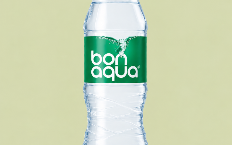 Вода «BonAqua» среднегазированная