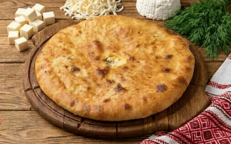 Три сыра и зелень