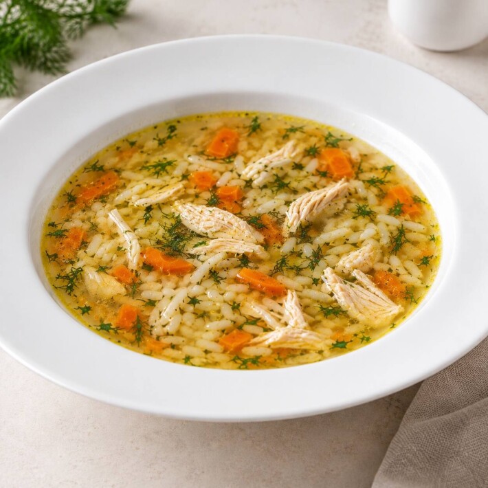 Суп «Куриный с рисом»