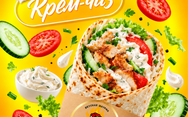 Шаурма «Крем Чиз»