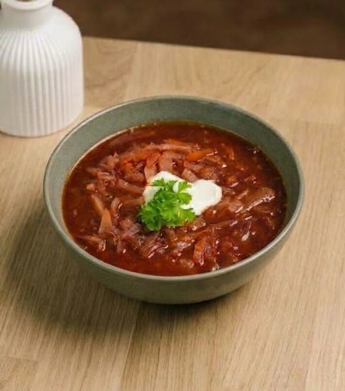 Борщ с мясом