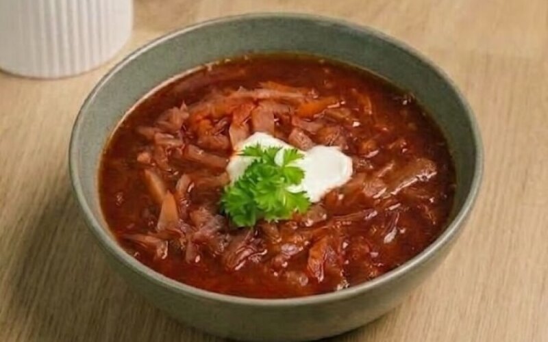 Борщ с мясом
