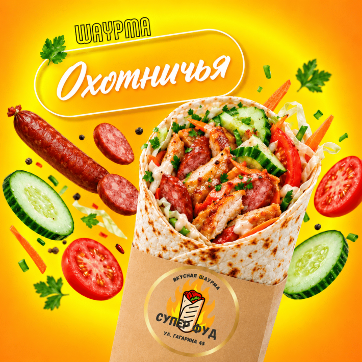 Шаурма «Охотничья»