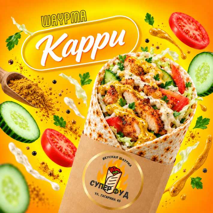 Шаурма «Карри»