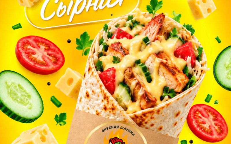 Шаурма «Сырная»