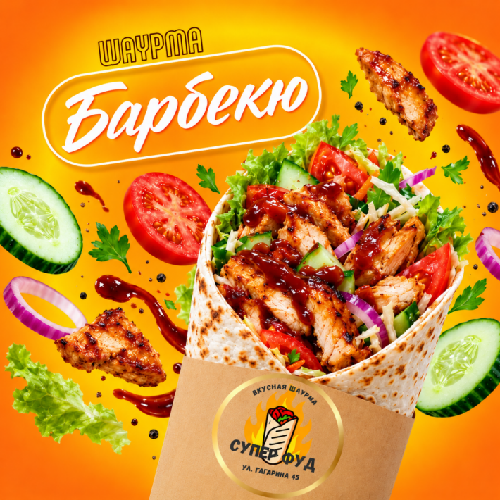 Шаурма «Барбекю»
