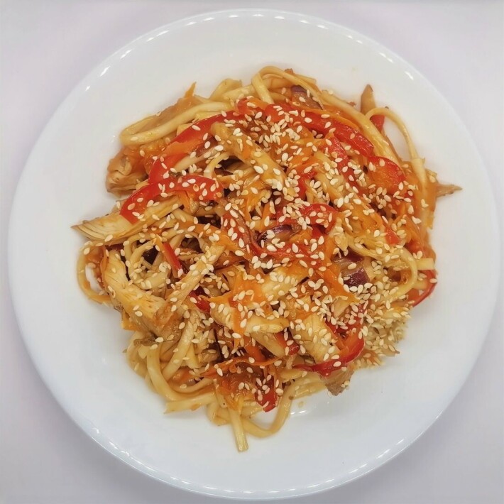 Wok с курицей