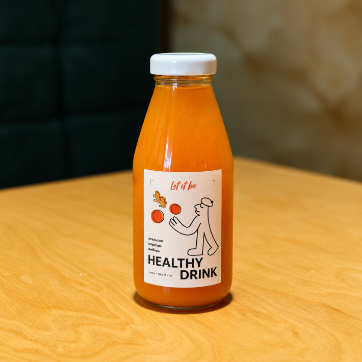 Напиток Healthy «Let it be» имбирь-апельсин-гренадин