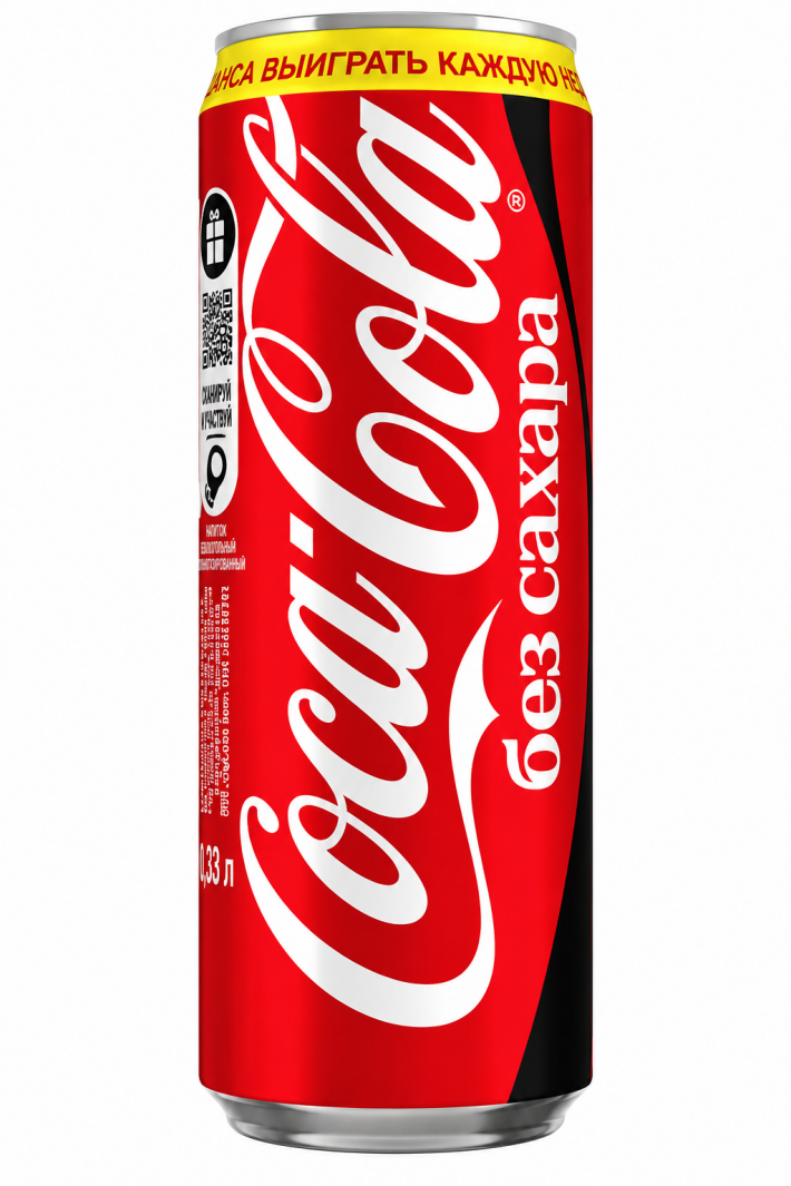Напиток «Coca-Cola» без сахара ж/б