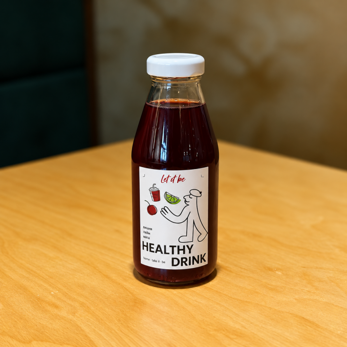 Напиток Healthy «Let it be» кола-вишня-лайм