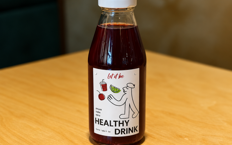 Напиток Healthy «Let it be» кола-вишня-лайм